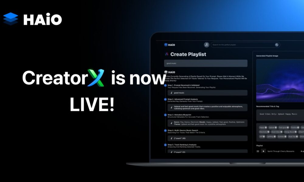 haio-launches-‘creator-x’,-opening-the-agentfi-era-in-the-music-industry